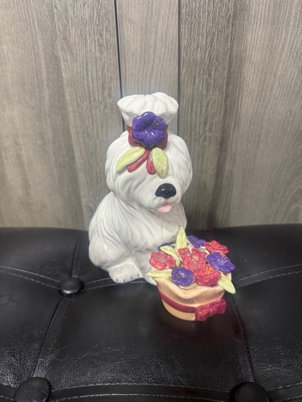 Merrymac Molly Too! Shaggy Dog Petigree Pets Miniature 7" Ceramic Figurine